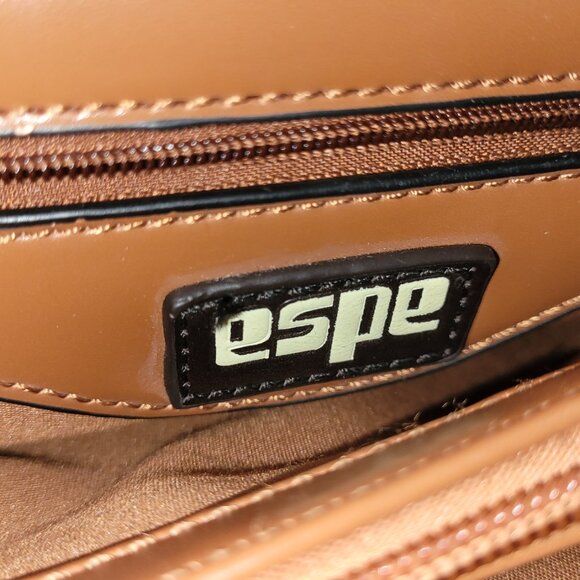 👜ESPE Caramel Coloured Faux Leather Designer Hand Bag - Picture 6 of 16